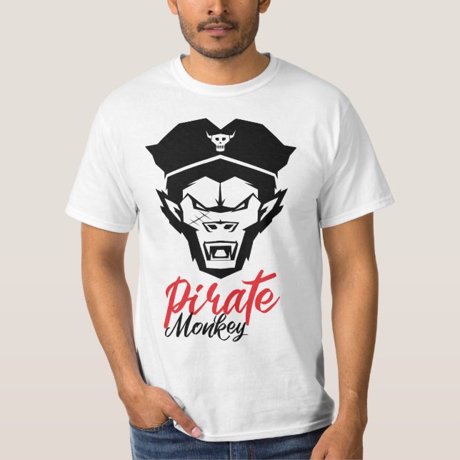 Camiseta Chefe do Macaco Pirata (Frente)