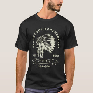 Camiseta Chefe do Orgulho Indiano Americano da Confederação