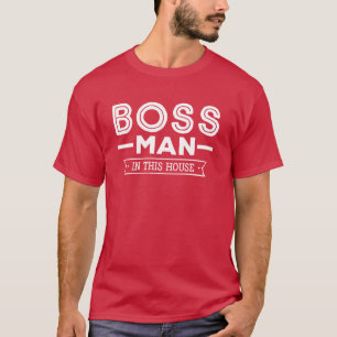Camiseta Chefe Engraçado Nesta Casa