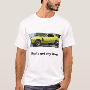 Camiseta chefe, eu obtive finalmente meu chefe