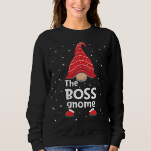 Camiseta Chefe Família Gnome Correspondendo Natal Engraçado