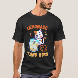 Camiseta Chefe Fofa de Stand de Limonada Amante de Limão Su