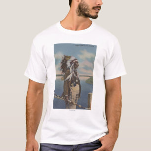 Camiseta Chefe indiano noroeste no Regalia completo