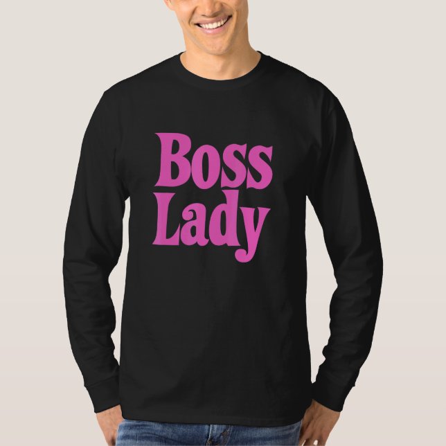 Camiseta Chefe Lady For Women Meninas Diretor Legal Gerente (Frente)