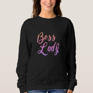Camiseta Chefe Lady Mínimalista inspiradora Forte Mulher