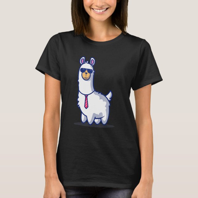 Camiseta Chefe Llama Alpaca Boy Kids (Frente)