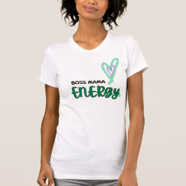 Camiseta Chefe MaMa Energy Com Corações