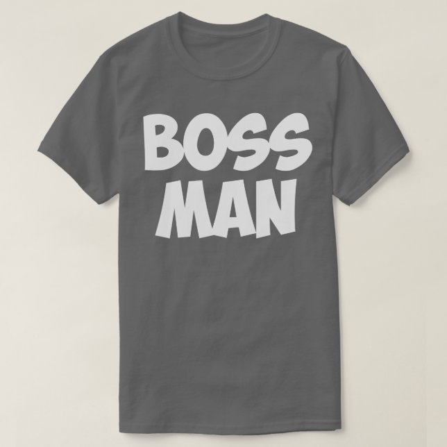 Camiseta Chefe Mulheres Homens Crianças (Frente do Design)