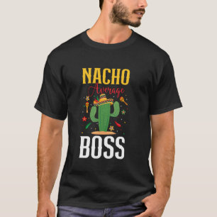 Camiseta Chefe Nacho Médio Cinco de Maio Sombrero Mexicano 
