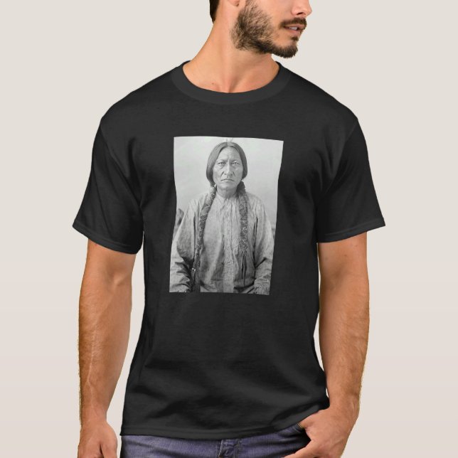 Camiseta Chefe Nativo Americano Bull (Frente)