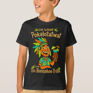 Camiseta Chefe pokalotatwat da tribo indígena nativa