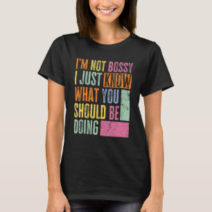 Camiseta Chefe Retro Gerente Agressivamente Prestativo Eu N