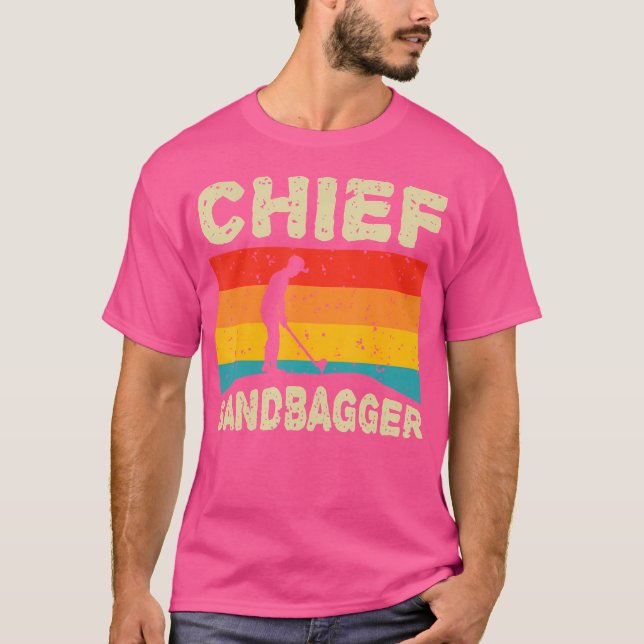Camiseta Chefe Sandbagger Gag Golfe (Frente)