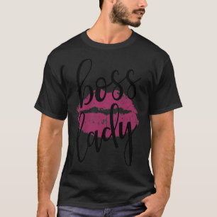 Camiseta Chefe Senhora Trabalhadora Beijando Lábios Pullove