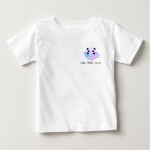Camiseta Chefezinho Fofo – Panda Kawaii em um Sticker de Xí