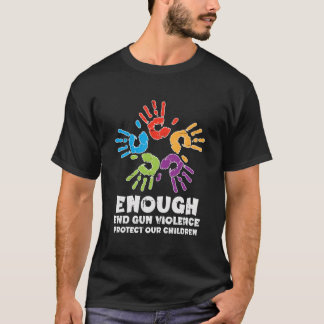 Camiseta Chega Acabar Com a Violência Armada Proteja Nossas
