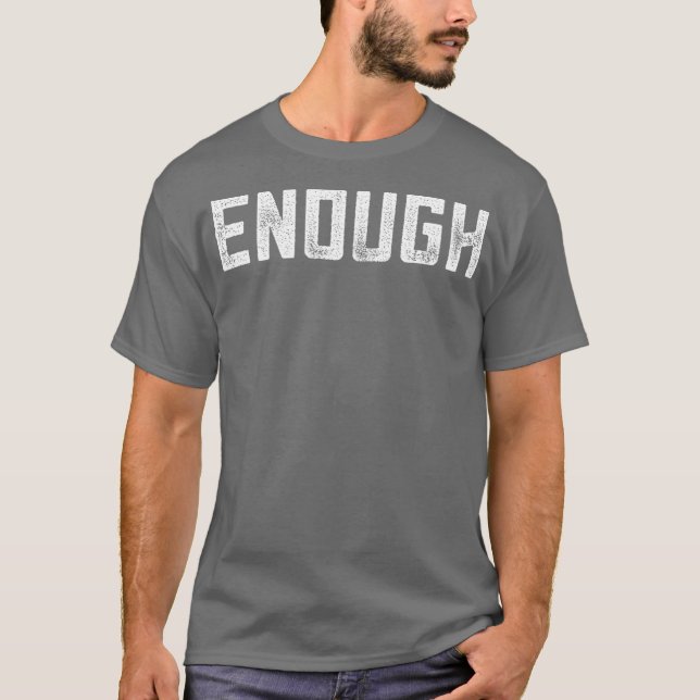 Camiseta Chega De Controle De Armas De Violência Contra Arm (Frente)