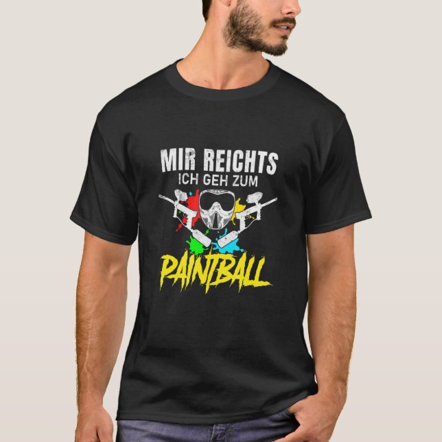 Camiseta Chega de mim Eu vou para o Paintball Gotcha Paintb (Frente)