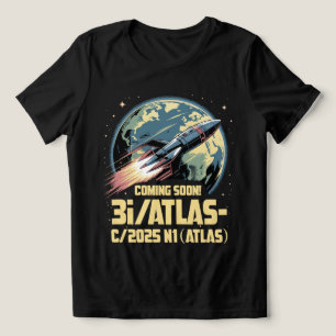 Camiseta Chegada do Cometa Alien 3I/Atlas C/2025 N1 2025
