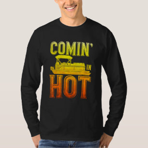 Camiseta Chegando em Ponto Quente Capitão Queen Pontoon Boa