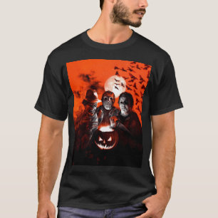 Camiseta Chegar Freddy Jason Murderers Horror Movimentes 3D