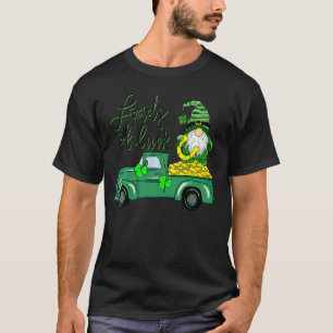 Camiseta Cheias De Sortes De Ruas De Truck Gnomo No Dia De