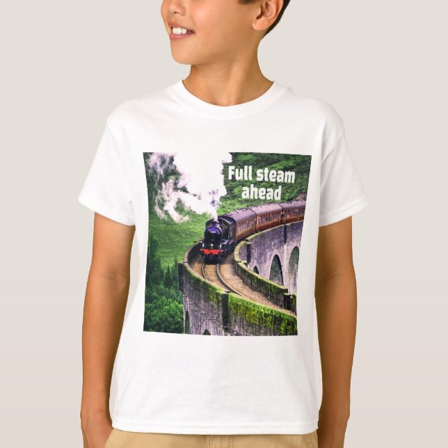 Camiseta Cheio a vapor na ponte (Frente)