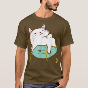Camiseta Cheio Anime Cats Ramen