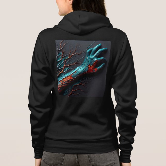 Camiseta Cheio Bella+Canvas-Zip Sweatshirts com trabalho de (Verso)