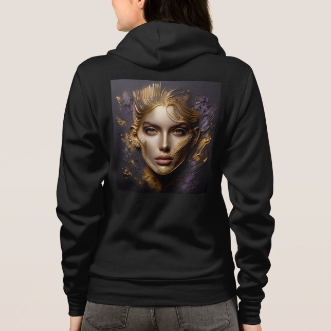 Camiseta Cheio Bella+Canvas-Zip Sweatshirts com trabalho de (Verso)