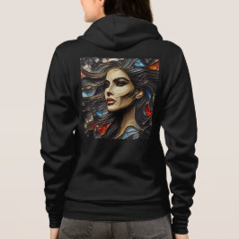 Camiseta Cheio Bella+Canvas-Zip Sweatshirts com trabalho de
