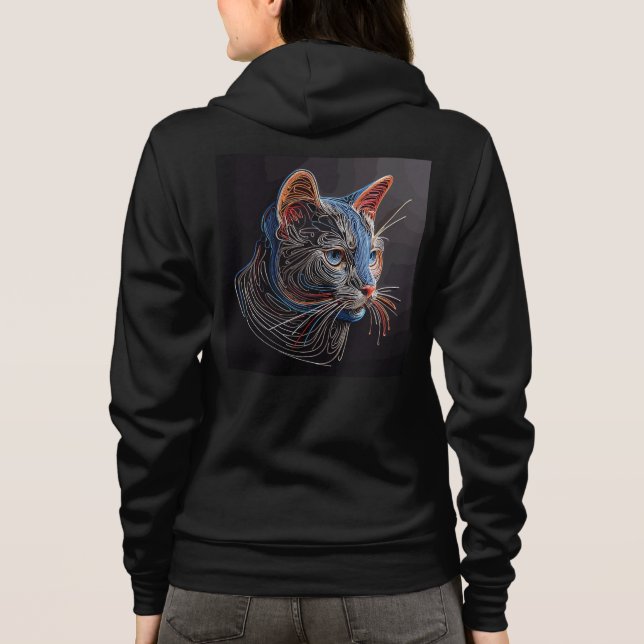 Camiseta Cheio Bella+Canvas-Zip Sweatshirts com trabalho de (Verso)