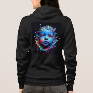 Camiseta Cheio Bella+Canvas-Zip Sweatshirts com trabalho de
