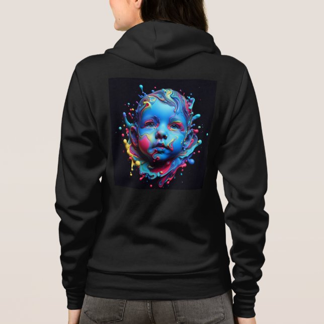 Camiseta Cheio Bella+Canvas-Zip Sweatshirts com trabalho de (Verso)