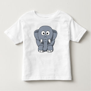 Camiseta Cheio bonito do elefante