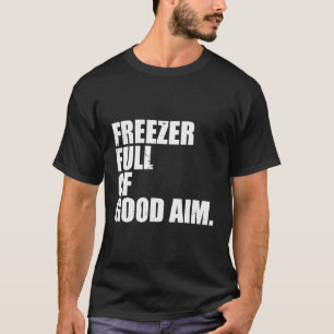 Camiseta Cheio Congelador De Vintage Funny De Boa Aim