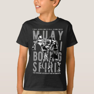 Camiseta Cheio Contato Tailandês Boxing Ociation Of America