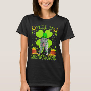 Camiseta Cheio Da Rua Irlandesa Wolfhound Dog Patrick