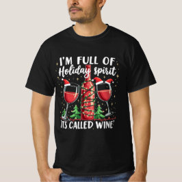 Camiseta Cheio da Teia de Vinhos-Vinhos-Vinhos-Feriados