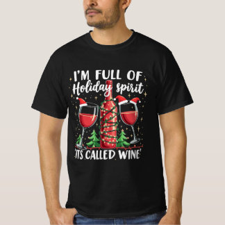 Camiseta Cheio da Teia de Vinhos-Vinhos-Vinhos-Feriados