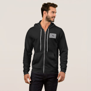 Camiseta Cheio De Águia-Vazio-Vazio-Zip Hoodie