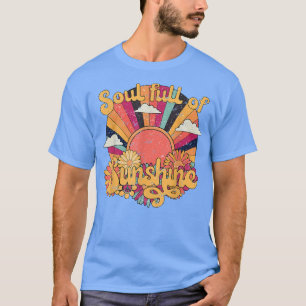 Camiseta Cheio De Alma De Vintagem Retroativa Da Pata De Gi