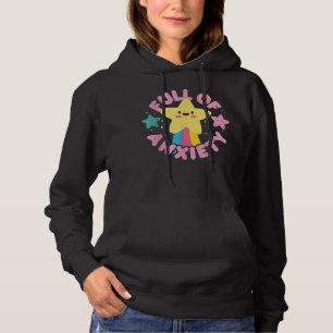 Camiseta Cheio de ansiedade Cute Kawaii Kawaii Gótico Paste