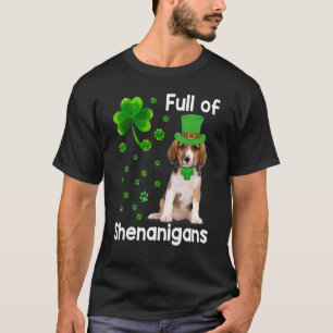 Camiseta Cheio De Cachorro De Shenanigans Leprechaun Rua Pa