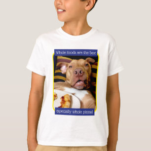 Camiseta Cheio De Cães De Pizza