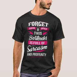Camiseta Cheio De Mulheres Com Barman Sarcasm