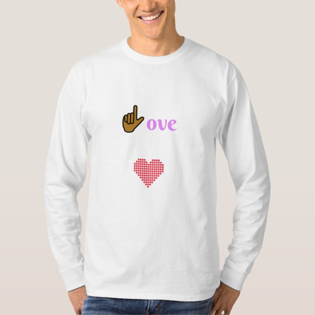 Camiseta Cheio do coração do amor (Frente)