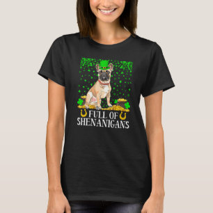 Camiseta Cheio Engraçado De Ruas Francesas De Cachorro-Gran