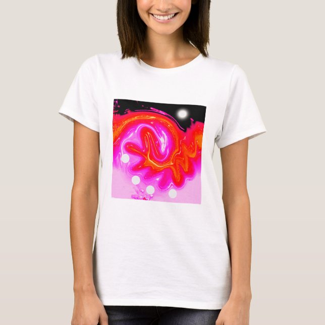 Camiseta Cheio lua assustadora festa Xmas (Frente)