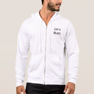 Camiseta cheio zip hoodie para homens